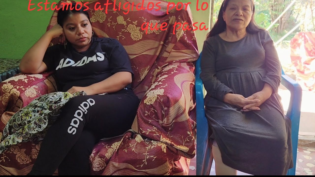 Estamos afligidos, por la situación complicada de la abuela