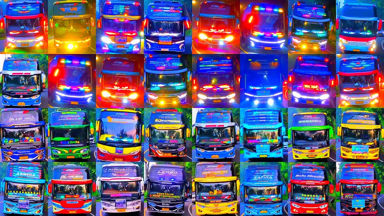 KUMPULAN KLAKSON TELOLET BASURI TERBARU STROBO MALAM DAN SIANG TETAP MENAWAN DARI BUS BANSEL