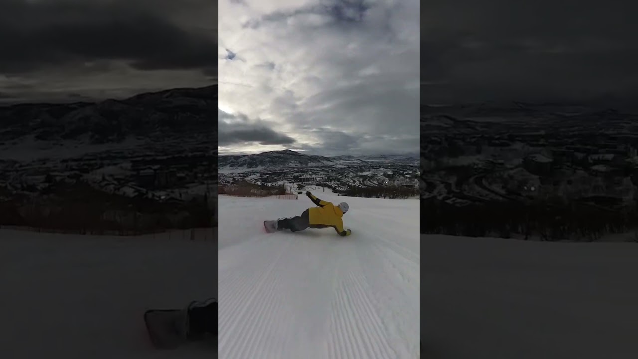 Extremely Fun Snowboard Carving