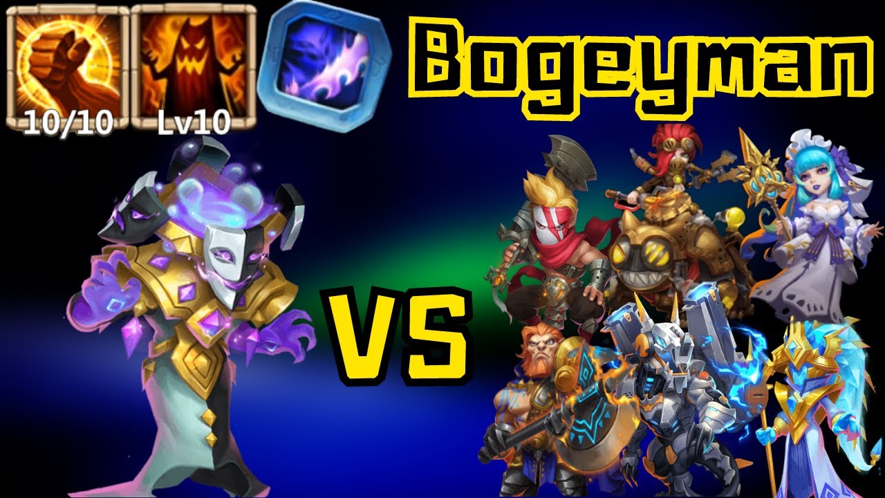 Bogeyman BT35 Maxed vs Top Heroes | Castle Clash #ASG