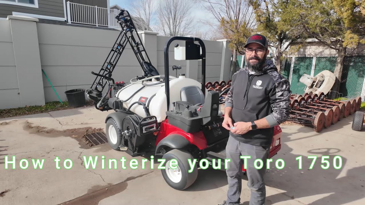 Golf Course Sprayer Winterization