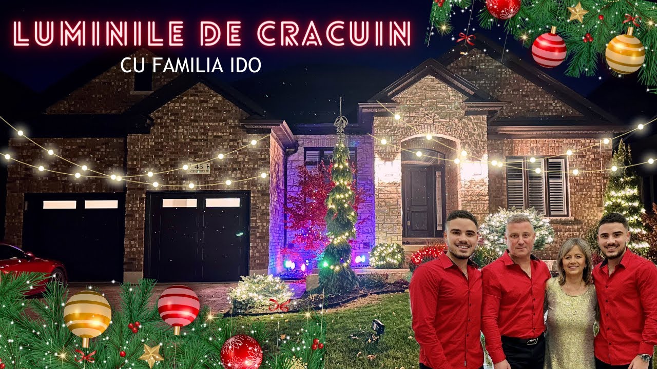 VINE IARNA? AM PUS LUMINELE DE CRACIUN IN CANADA!! IDO VLOG