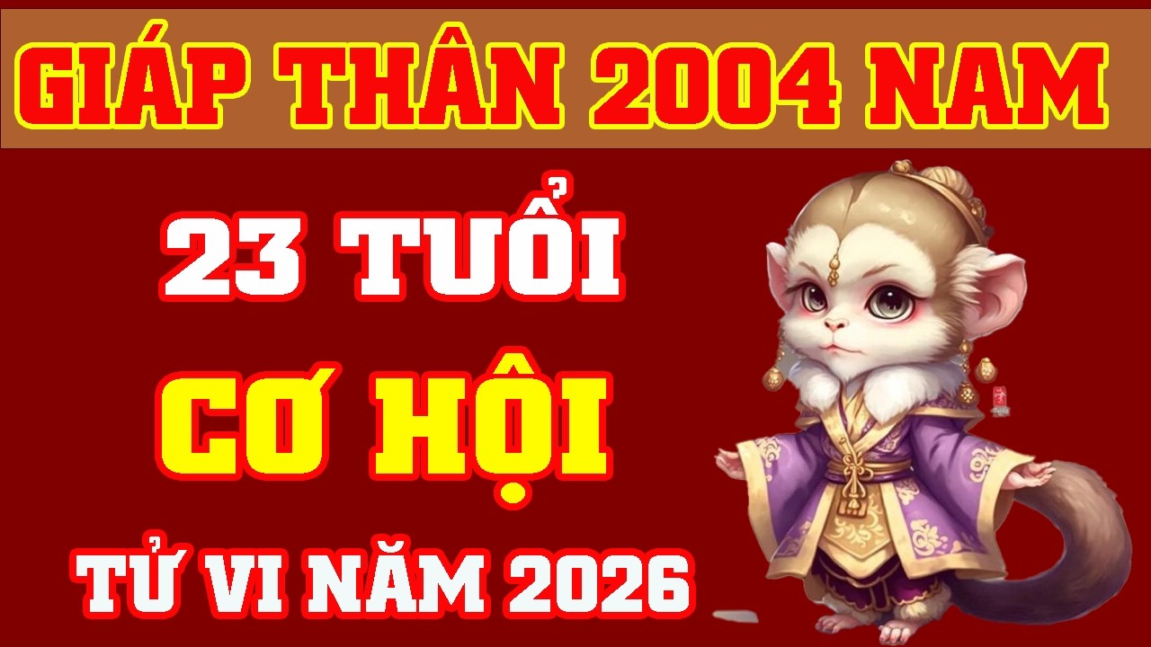 🔴Tử Vi 2026 Tuổi Giáp Thân 2004 Nam Mạng 🔴 Cơ Hội Đang Đến Rất Gần || Phong Thủy Lộc Tài