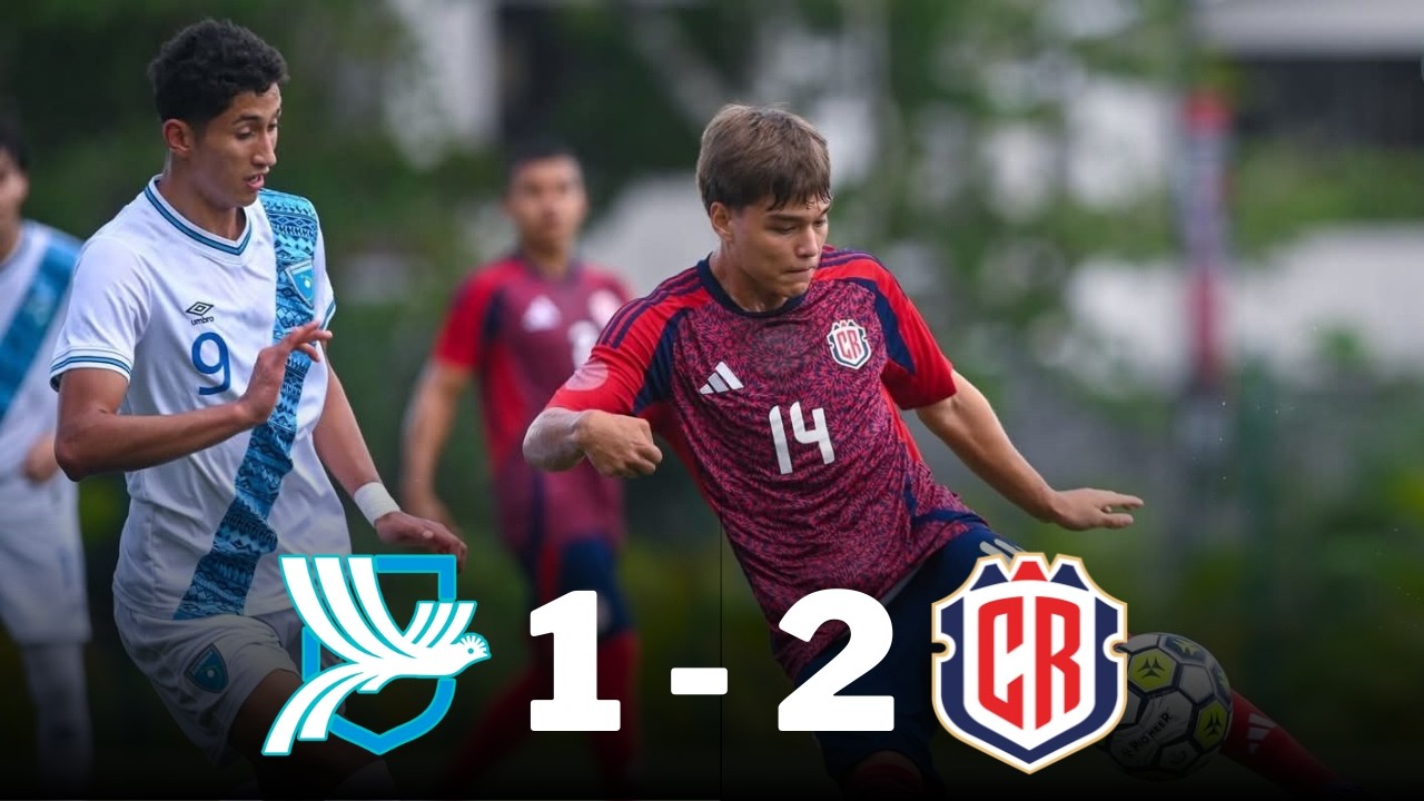 ¡VICTORIA DE COSTA RICA! GUATEMALA VS COSTA RICA SUB 19 UNCAF FIFA FORWARD SUB 19 2025
