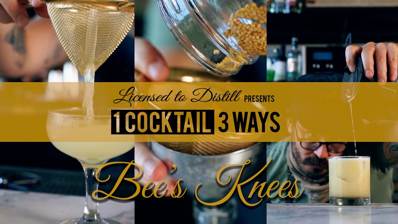 How to Make a Bee's Knees Cocktail 3 Ways