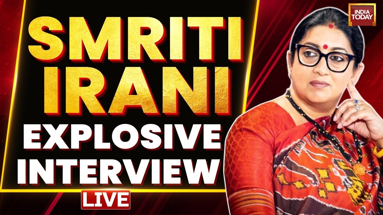 LIVE: Smriti Irani Exclusive on India Today | Democracy, 'Abusefest', Violence & Exam Reforms| Watch