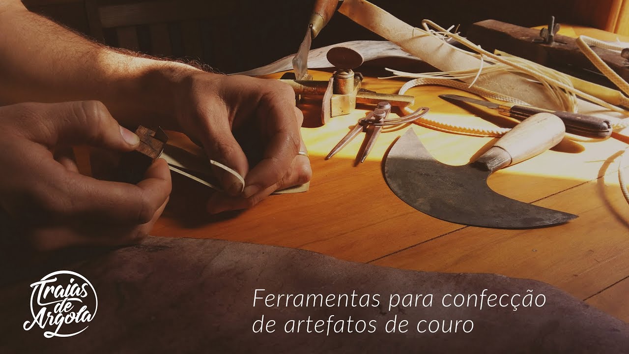Ferramentas para confecção de artefatos de couro - Traias de Argola