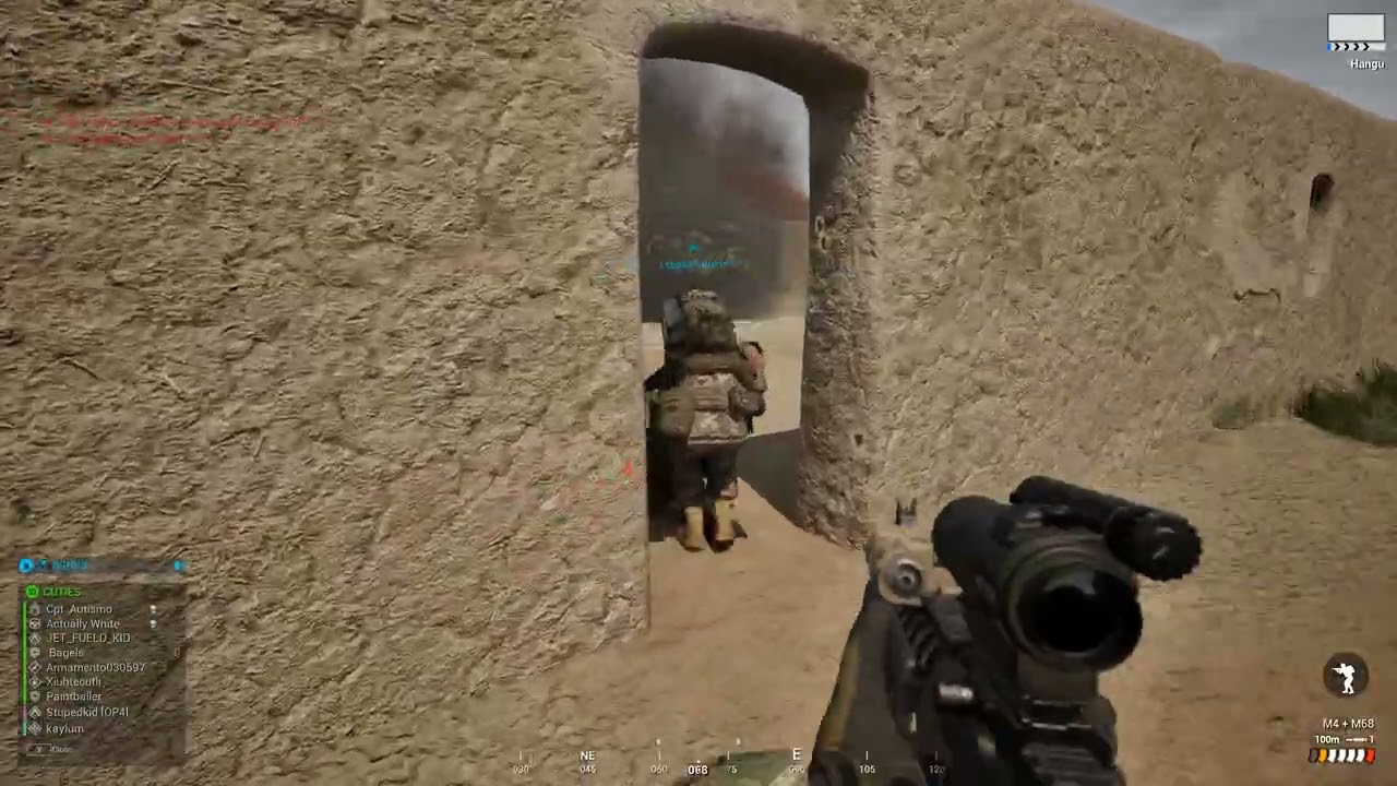Squad Intense compound firefight