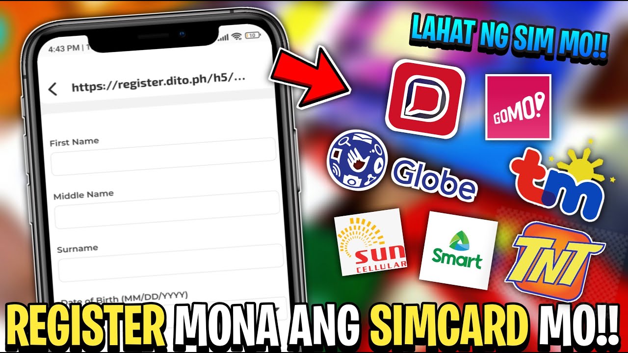 Paano Mag REGISTER Ng ANY SIMCARD  Para Sa Simcard Registration Law?