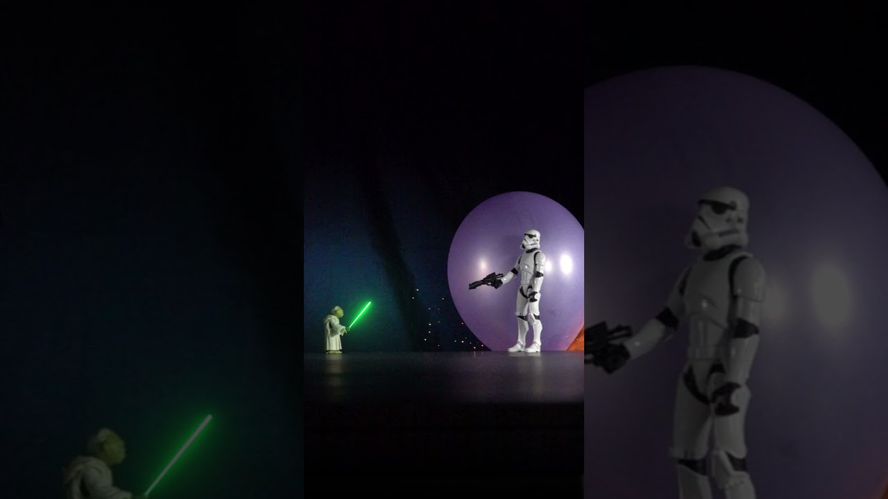 Yoda, A Stormtrooper and a Hydrogen Balloon #Shorts