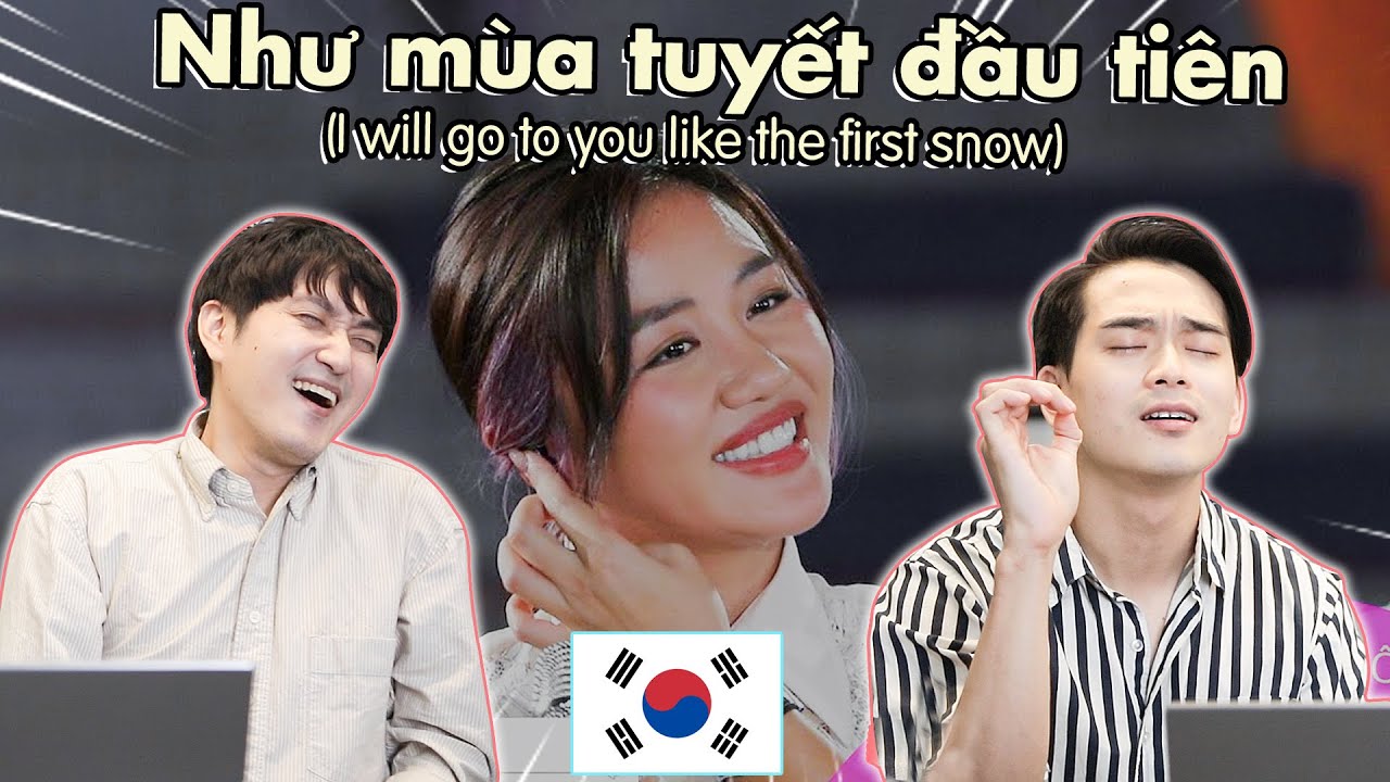 Người Hàn tê tái với ''Như mùa tuyết đầu tiên'' - Văn Mai Hương!!