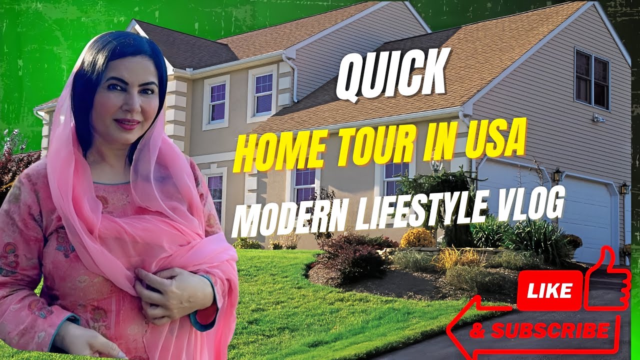 Quick Home Tour In USA 🏡 | Modern Lifestyle Vlog