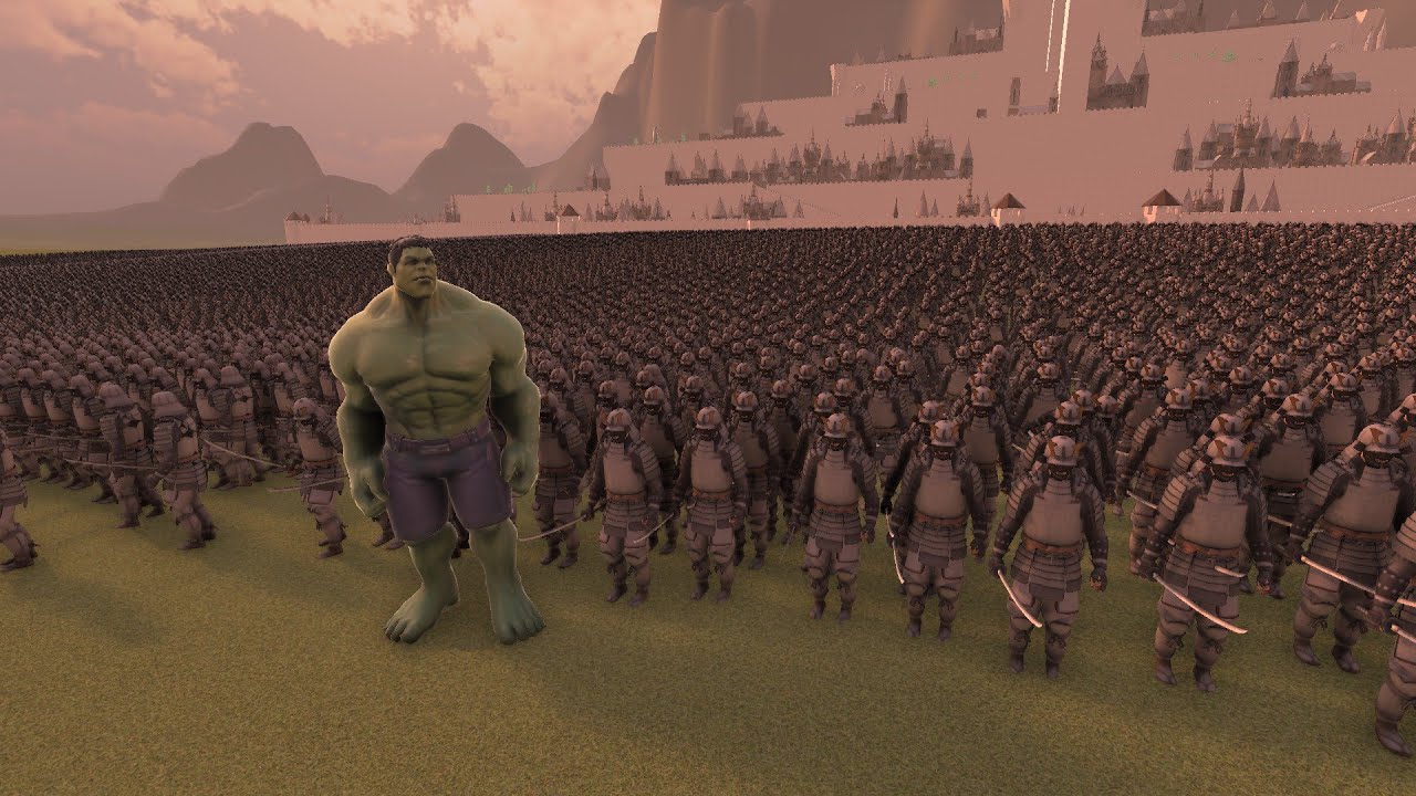 Hulk vs 100,000 Samurai | UEBS 2 Epic Battle
