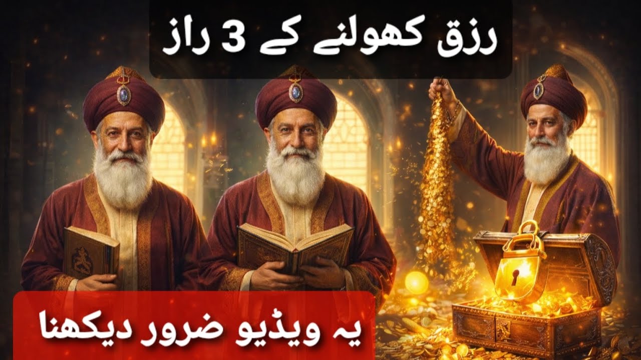 Rizq Kholne Ke 3 Bade Raaz | Jo Sheikh Abdul Qadir Jilani Ne Bataaye | Dil Ko Hila Dene Wali Video