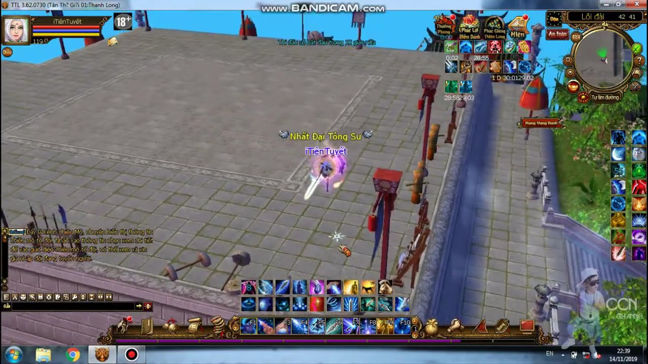 Võ Đang pk Võ Đang ( 1 bài đánh tham khảo cho ae luyện tập)- Đại Thế Giới 1- Game Tân Thiên Long 3D