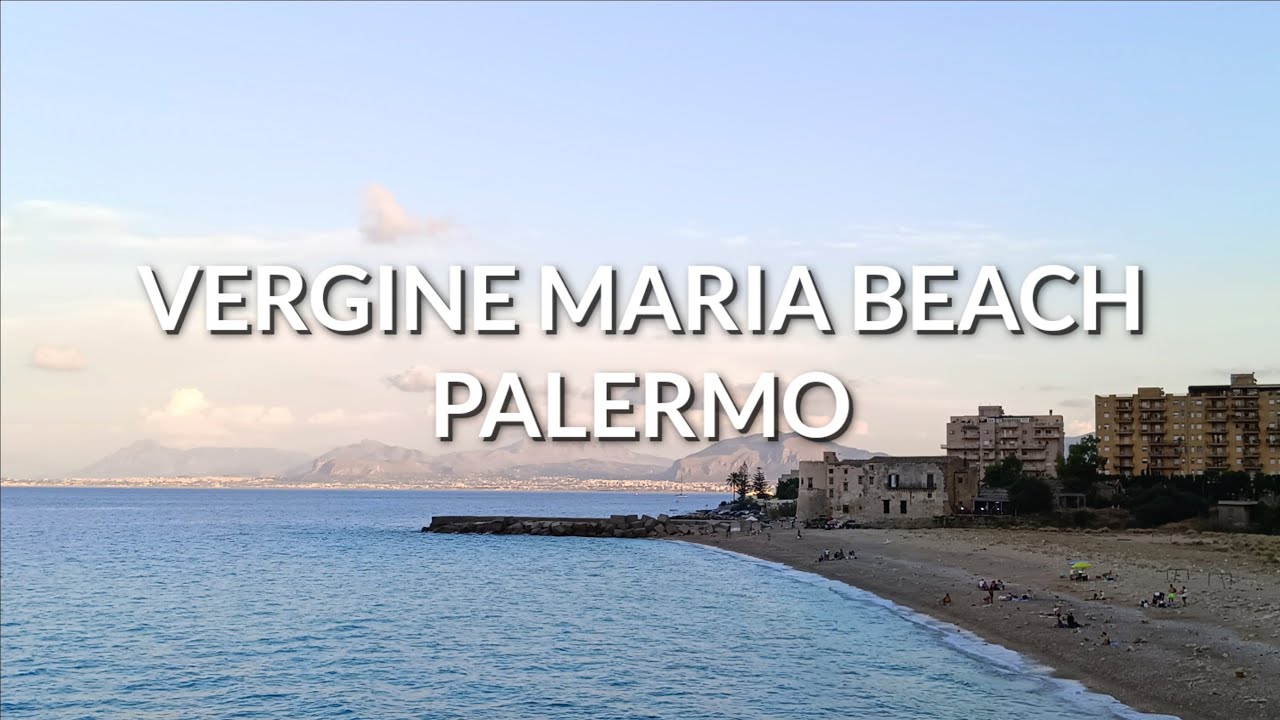 Palermo Sicily Italy Vergine Maria Beach