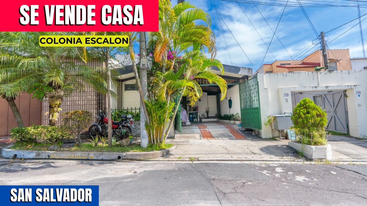 SE VENDE CASA EN COLONIA ESCALÓN 🏡 | San Salvador