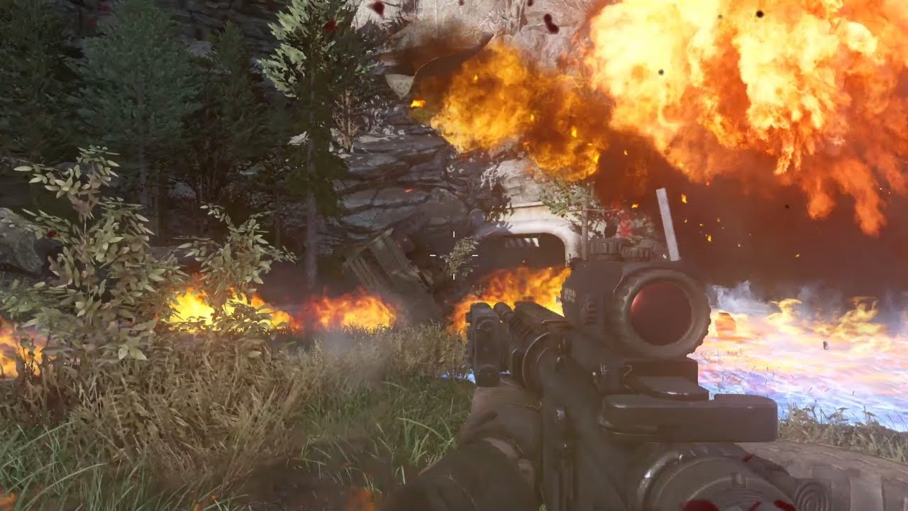 타이어가 떨어지는 트럭 Call of Duty Modern Warfare #18