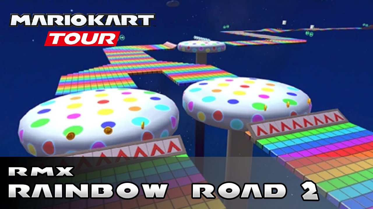 Mario Kart Tour - RMX Rainbow Road 2 (All Variants)