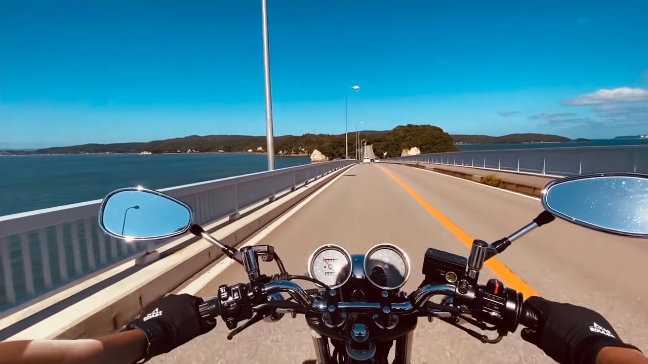 【SR400】simple  touring  video/single cylinder motorcycle BGM #2