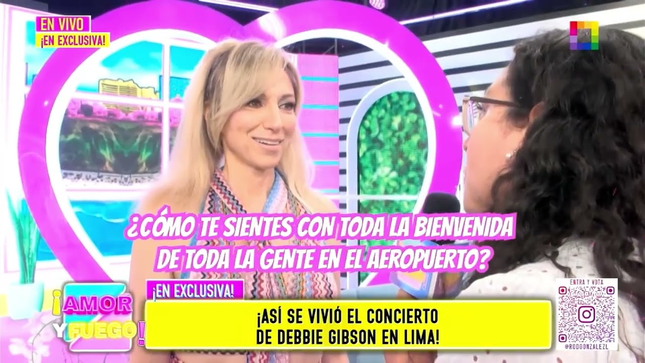 Amor y Fuego - FEB 04 - ¡ASÍ SE VIVIÓ EL CONCIERTO DE DEBBIE GIBSON EN LIMA! | Willax