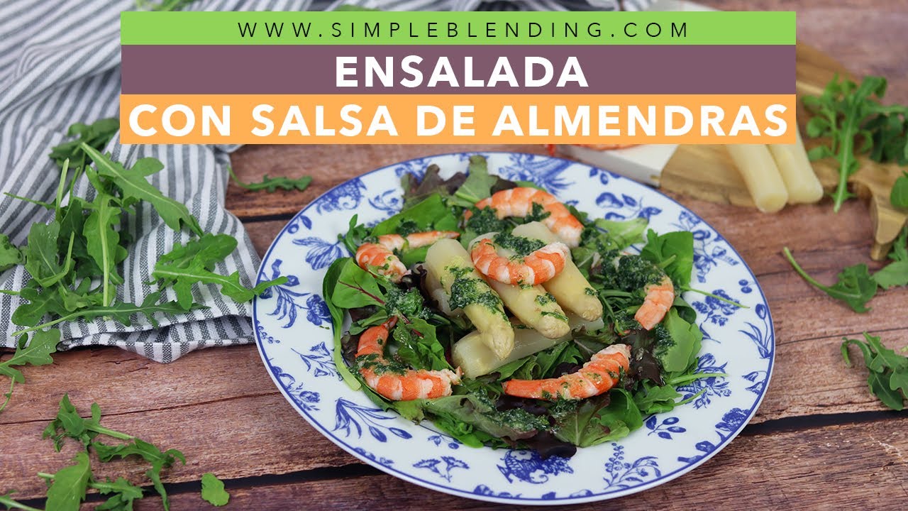 ESPECTACULAR ENSALADA DE ESPÁRRAGOS Y LANGOSTINOS | Receta de ensalada de espárragos y langostinos