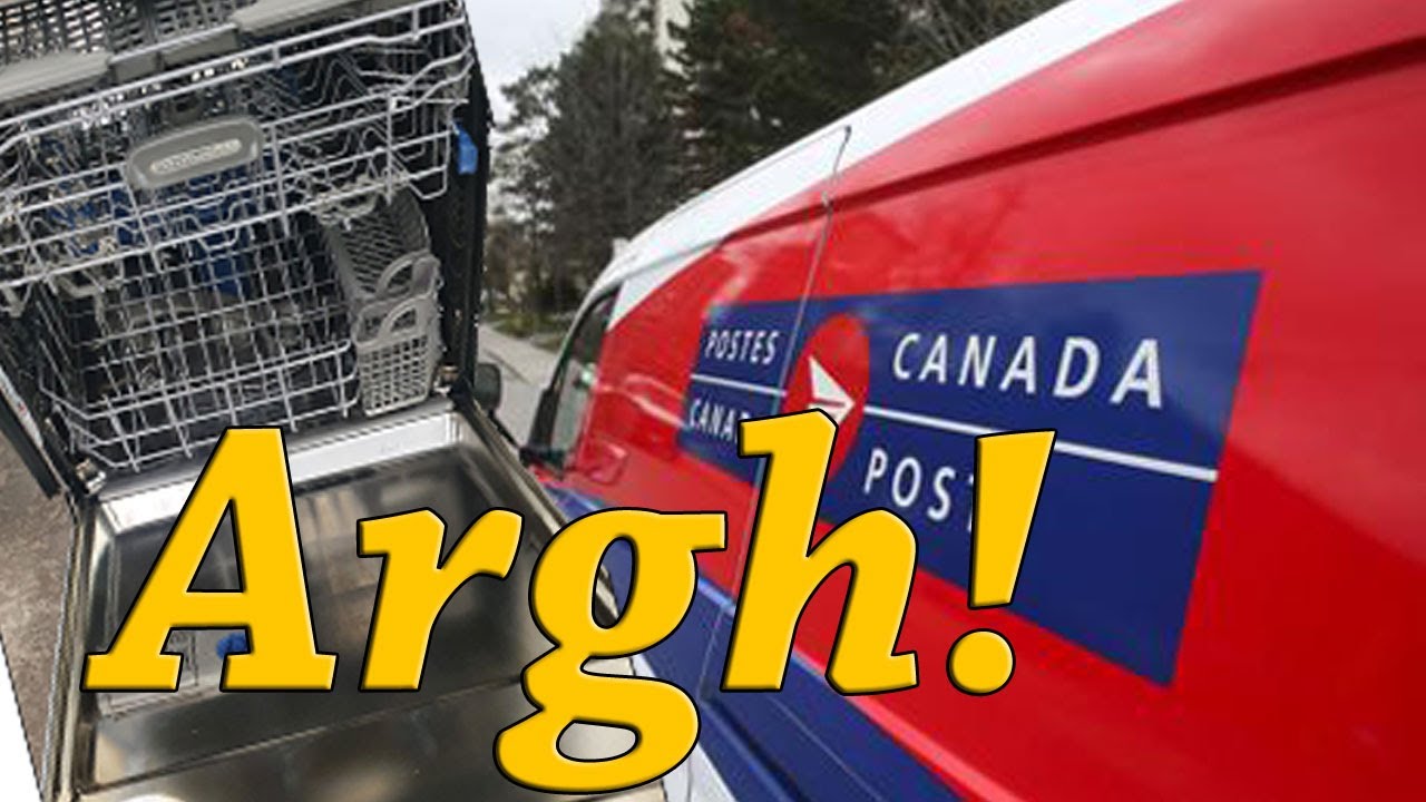 The mailman won't let me fix my dishwasher!