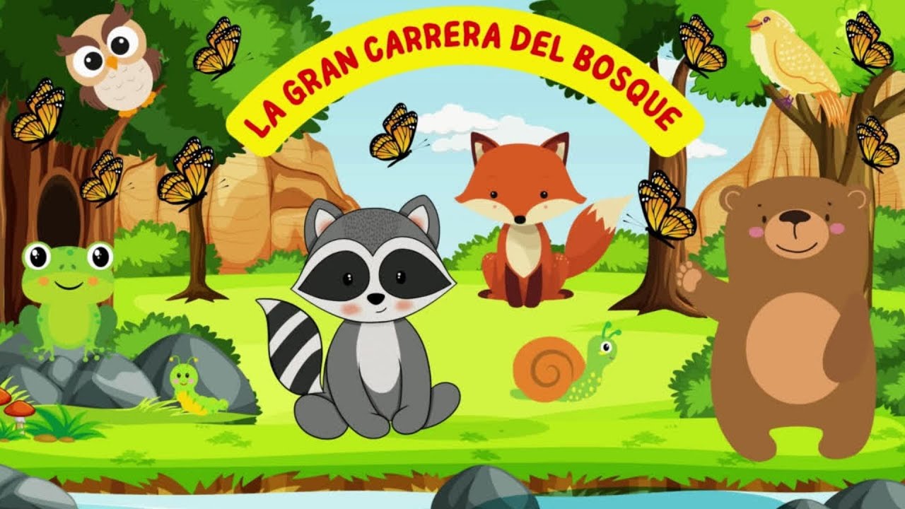 Cuentos infantiles - La gran carrera del bosque - Cuentos maravillosos