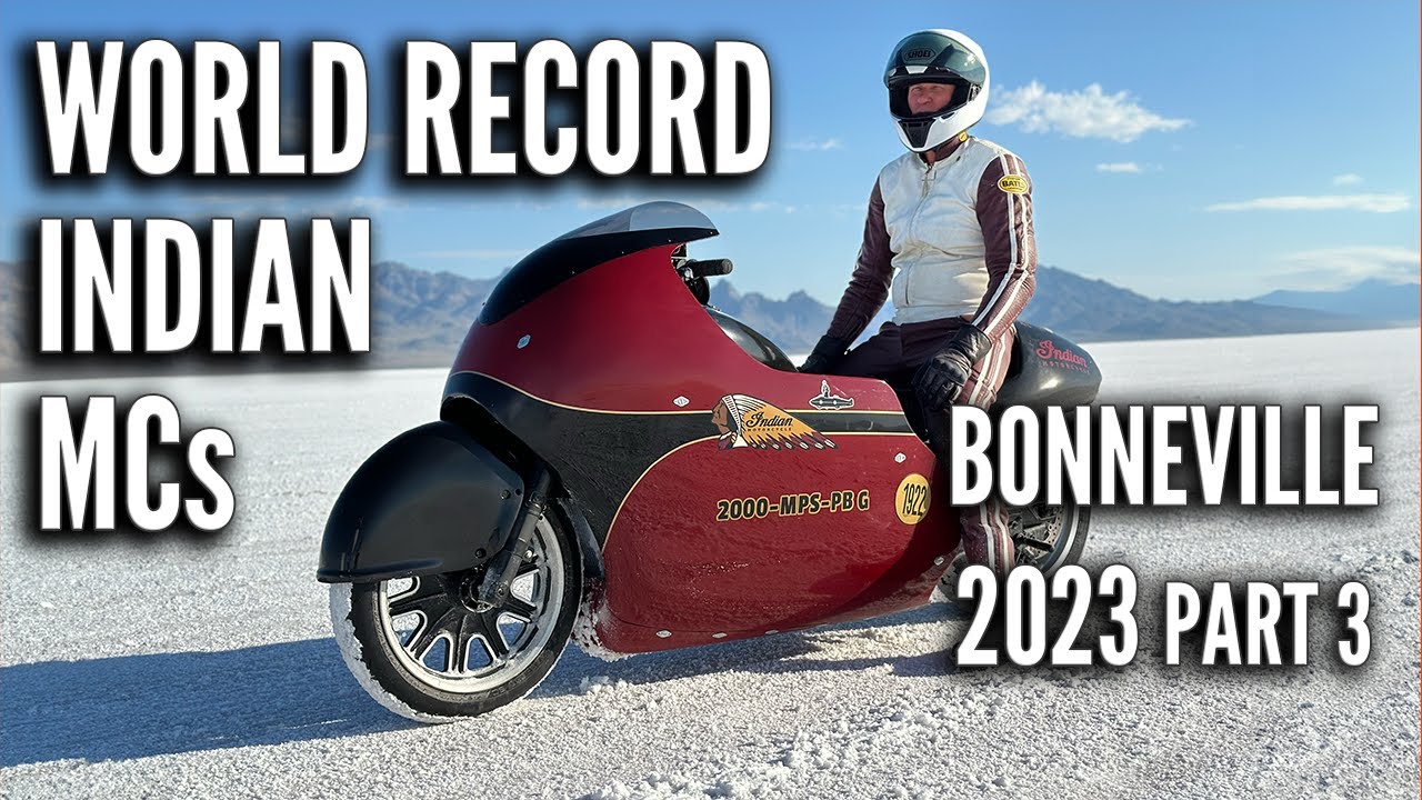 Бьём рекорды: Indian Land Speed ​​Racing Team — Bonneville Speed ​​Week 2023 (часть 3)