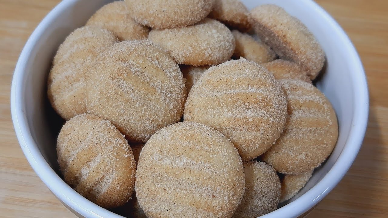 Como fazer BOLACHA DE CANELA - Receita FÁCIL com apenas 4 Ingredientes