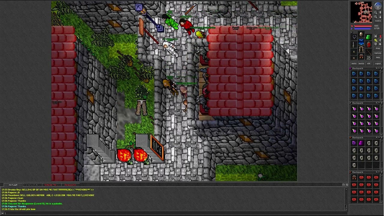 Tibia 7.4 (Lunara. Risan, 72 Elder Druid, kills PK)