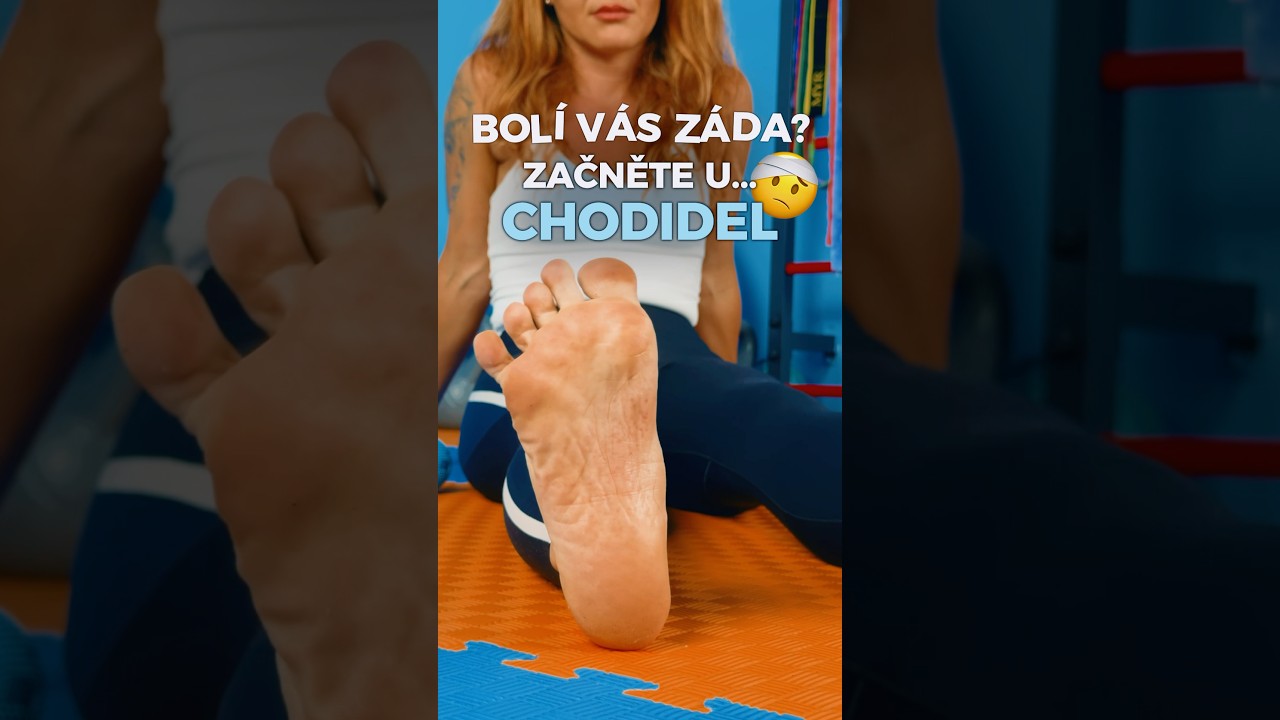 Bolest zad zač&iacute;n&aacute; u chodidel 👣#fyzio #fyziotipy #cvičen&iacute; #cviky #zdravypohyb #zada