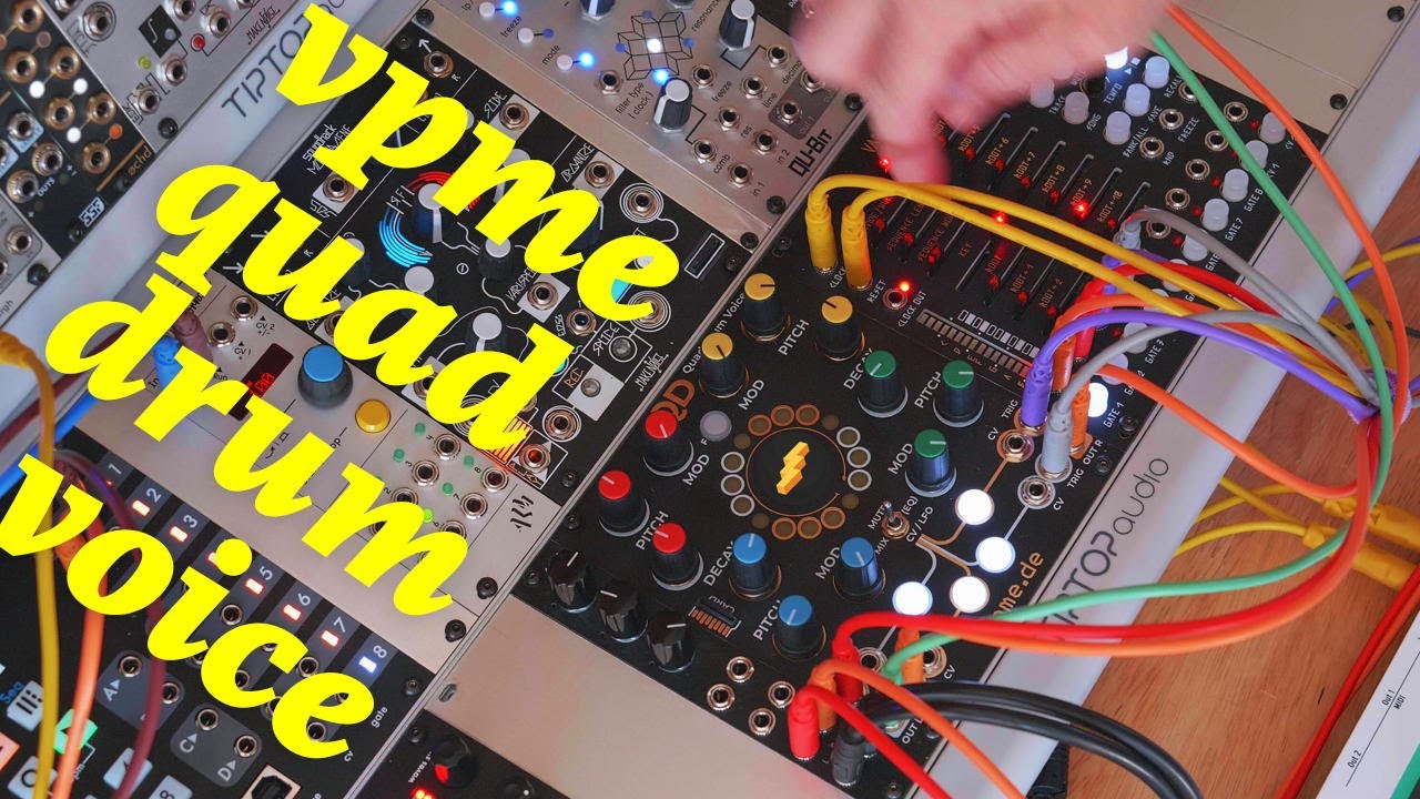 Modular Monday: vpme.de QD (Quad Drum Voice)