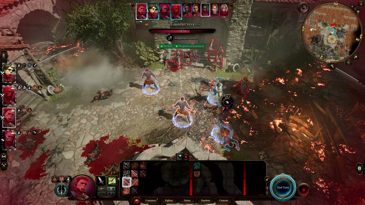 Act 1 Flaming Fists one turn fight (3 lvl) (Honour Mode) | 
