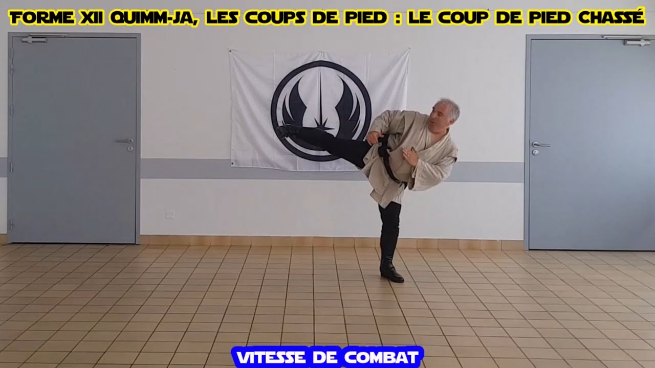 Sabre laser : Le Coup de Pied Chassé de la Forme XII Quim-Ja