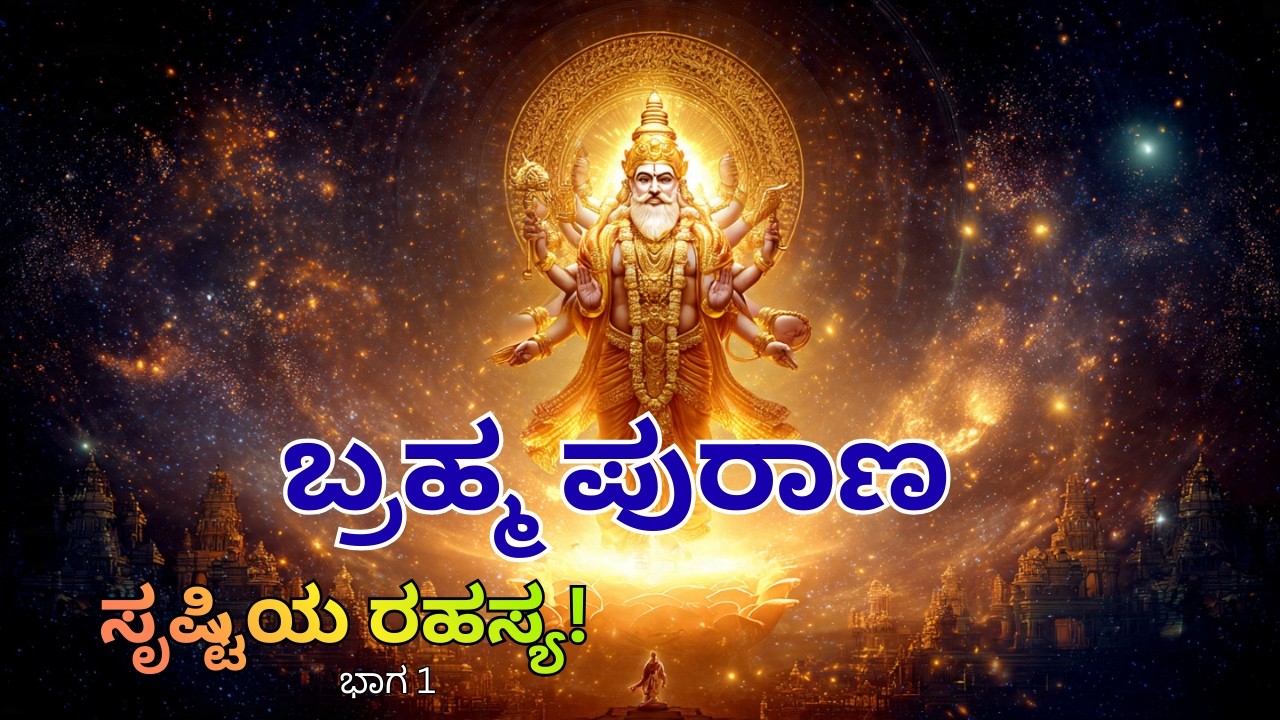 ಬ್ರಹ್ಮ ಪುರಾಣ ಭಾಗ 1:  ಸೃಷ್ಟಿ ಹೇಗೆ ಆಯಿತು? ಸಾವು ಮತ್ತು ಗುಪ್ತ ರಹಸ್ಯಗಳು | Brahma Purana
