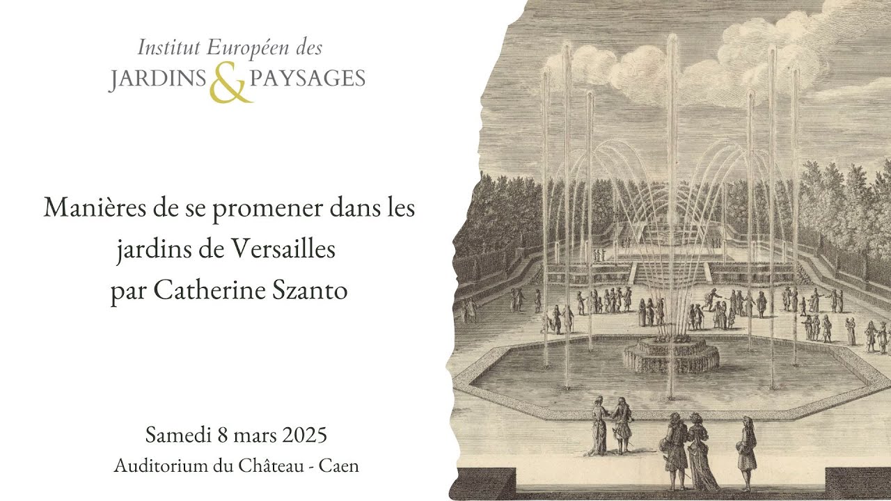 Manières de se promener dans les jardins de Versailles