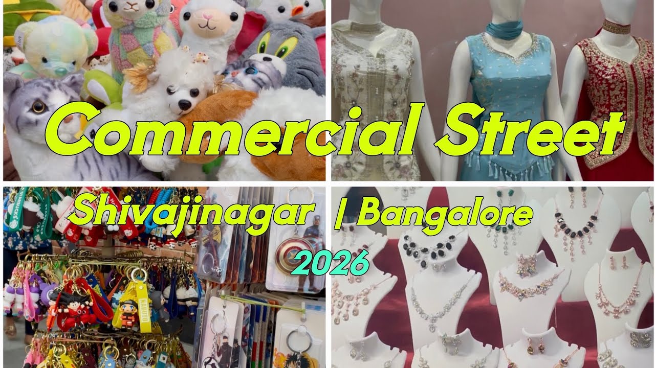 Commercial Street Bangalore Vlog 🛍️ Best Shopping Street + Food + Hidden Gems! #commercialstreet 