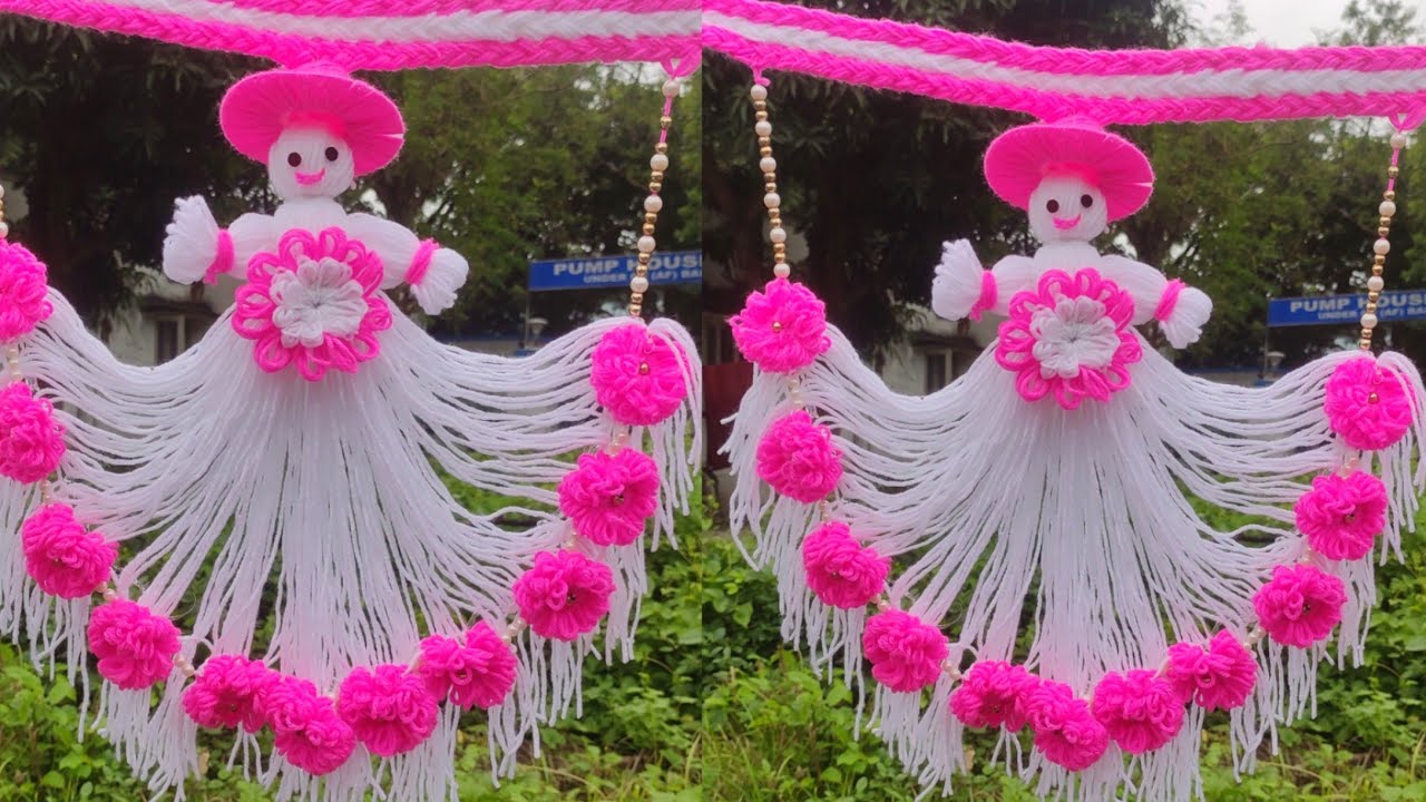 #gudiyajhallar बिना क्रोशिया के परी तोरन कैसे बनाये, #paritoran #knitteryogita #makeparitoran