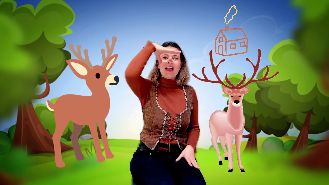 Dans Sa Maison Un Grand Cerf - Chanson pour Enfant - Les Comptines d'Izaé