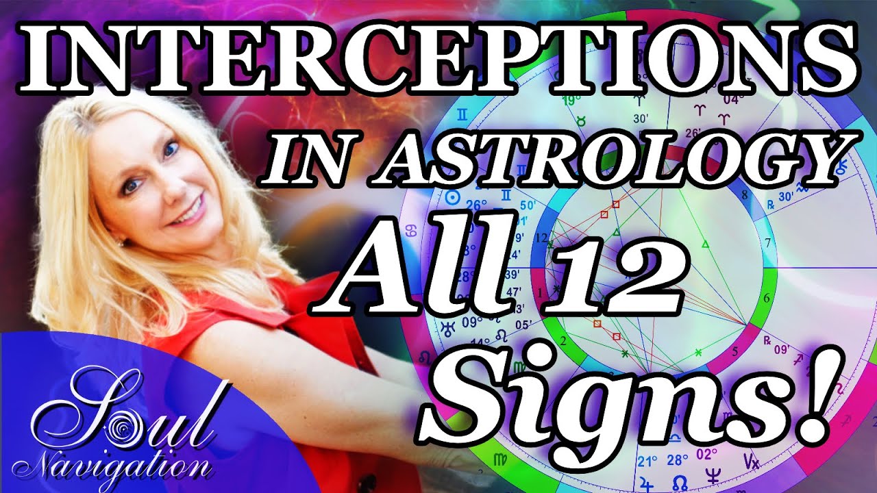 Interceptions in Astrology, All 12 Signs