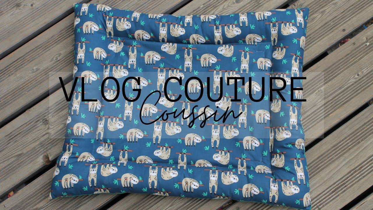 J’essaie de faire un coussin pour mes lapins