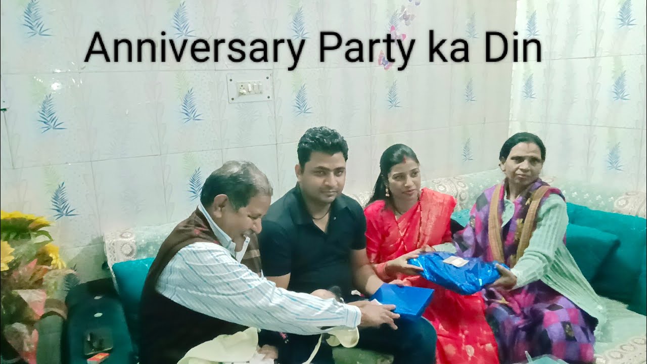 Anniversary party with fun and food😀