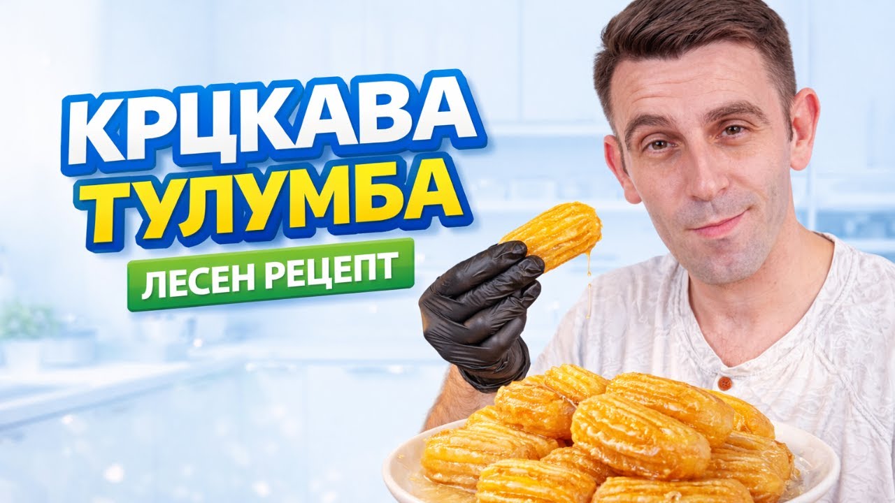 Kako da Napravite Krckava Tulumba | Lesen Domashen Recept