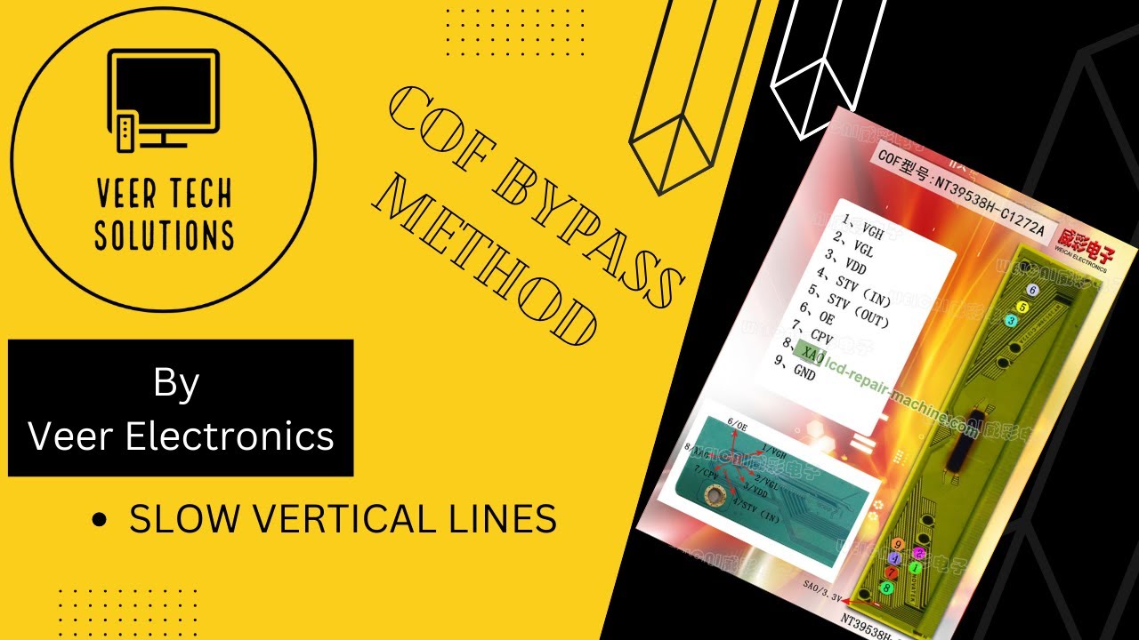 Vertical lines Side ,cof voltage missing