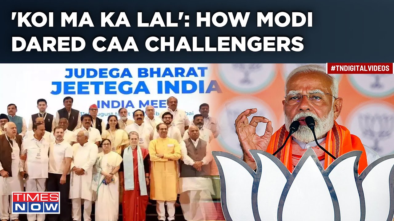 Modi Roars At I.N.D.I.A, Warns Anti-CAA Lobby: Watch Fiery Speech | 'Communal Hypocrites' Unmasked?