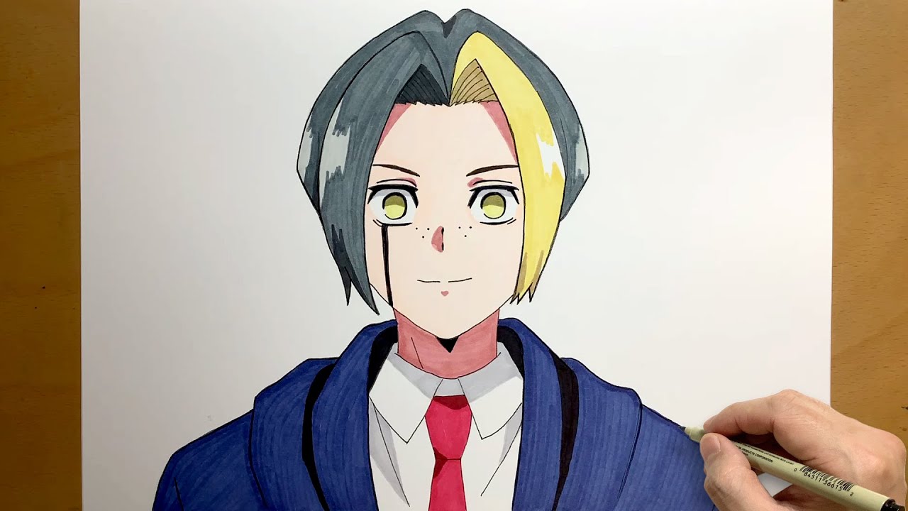 How to Draw Finn Ames from Mashle Magic and Muscles | step by step | draw anime