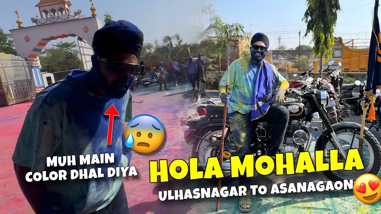 Mere Muh Main Color Dhal Diya 😰 Ulhasnagar To Asanagaon Hola Mohalla 😍 Holi 2026 Vlog ❤️