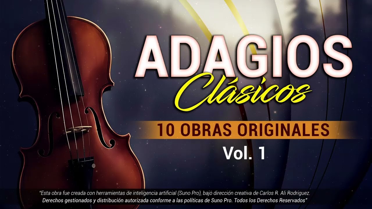 10 ADAGIOS Clásicos Originales Vol.1 | Música Clásica | Carlos Ali