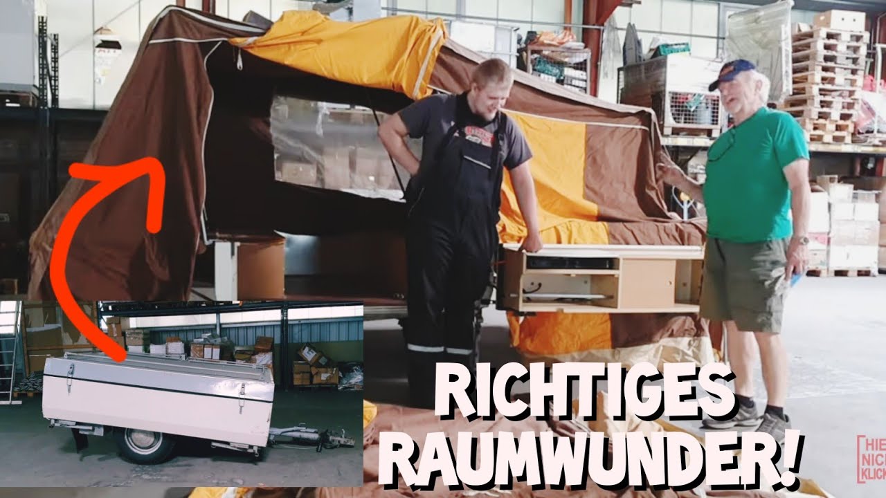 Oha, doch nichts zum Gurken? 1977er DDR Klappfix Anhänger Testaufbau, Groß genug? [DDR PUZZLE]